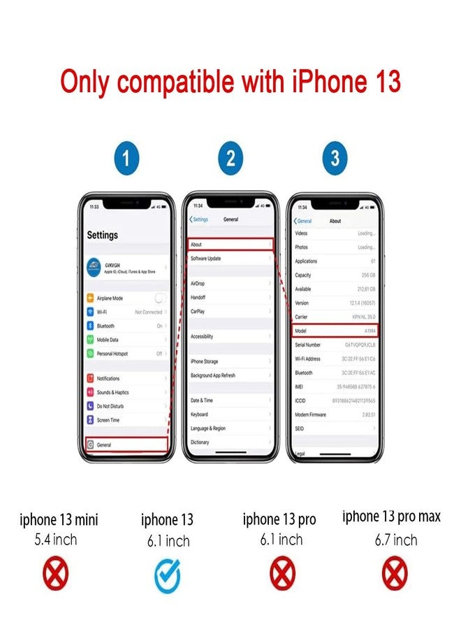 Perzework OEM Rear Back Glass Replacement (Pink) Compatible with iPhone 13 6.1 inches All Carriers with Pre-Installed Adhesive and Repairing Tool Kits - Image 2